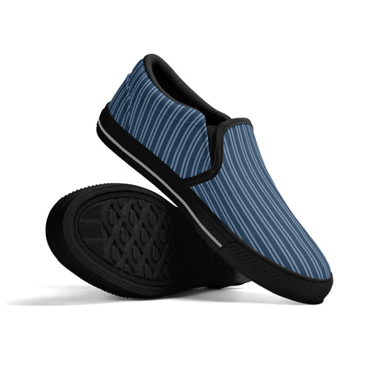 Mens Striped Rubber Loafers