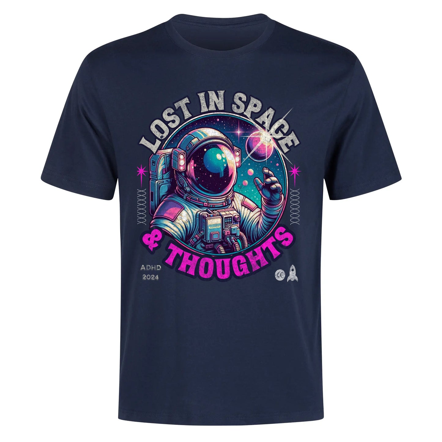 ADHD Astronaut - Ultra Soft 100% Cotton T-Shirt for Men & Women