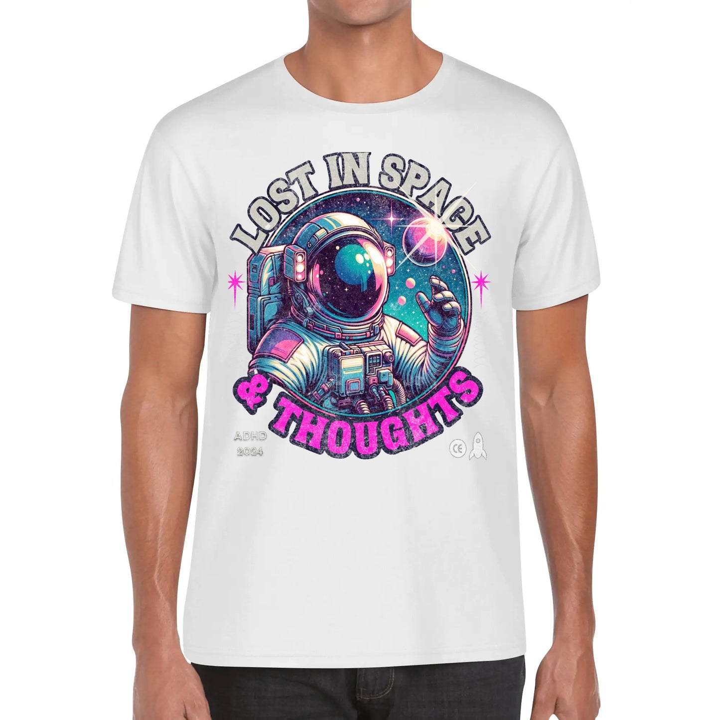 ADHD Astronaut - Ultra Soft 100% Cotton T-Shirt for Men & Women