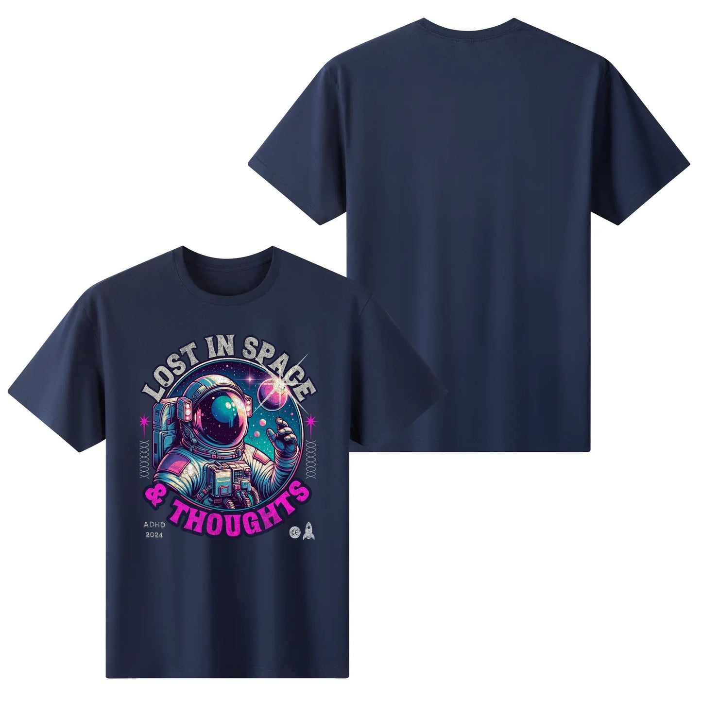 ADHD Astronaut - Ultra Soft 100% Cotton T-Shirt for Men & Women