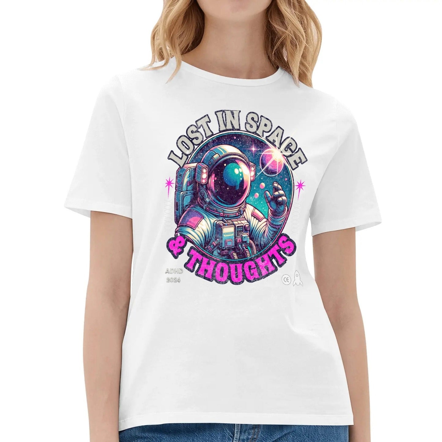 ADHD Astronaut - Ultra Soft 100% Cotton T-Shirt for Men & Women