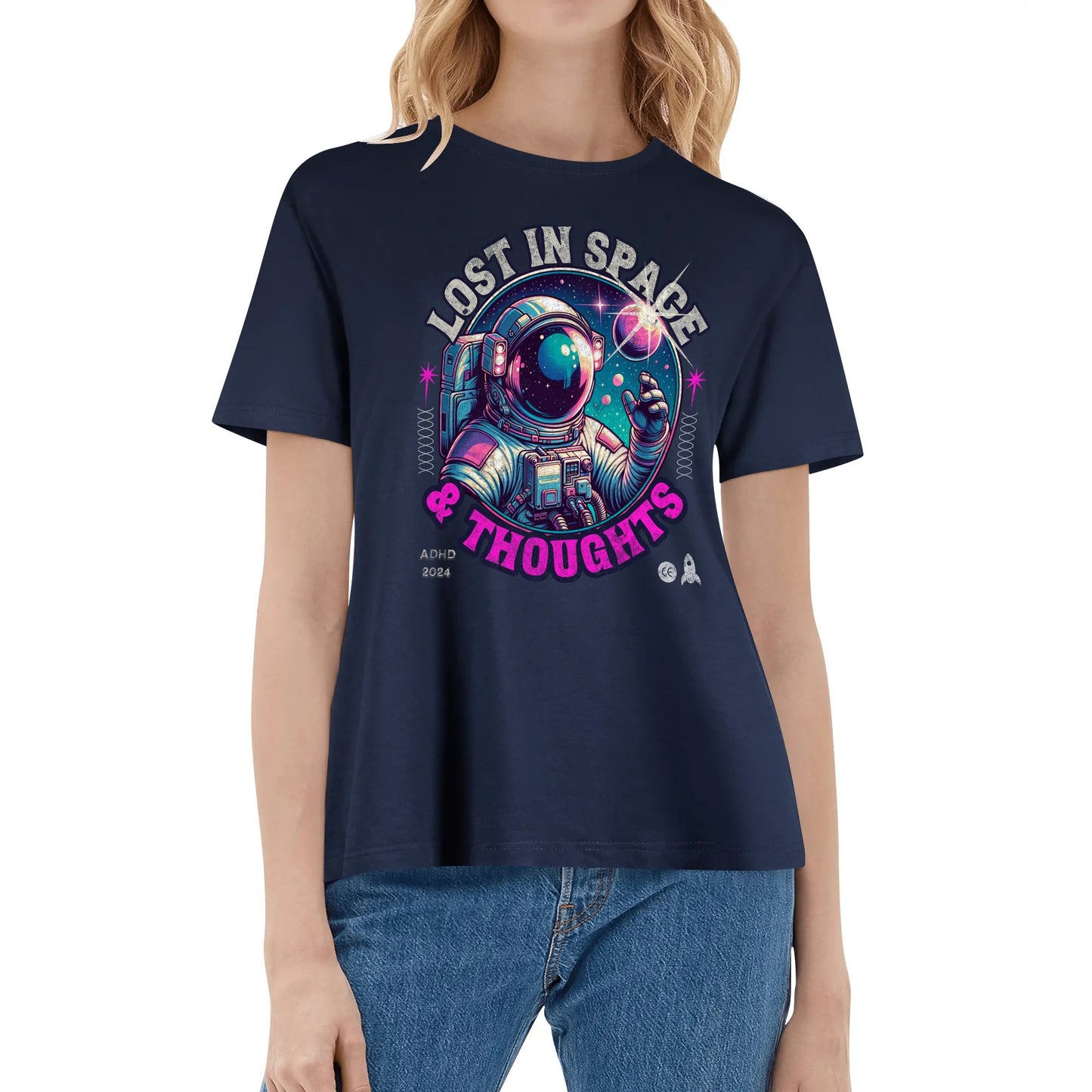 ADHD Astronaut - Ultra Soft 100% Cotton T-Shirt for Men & Women