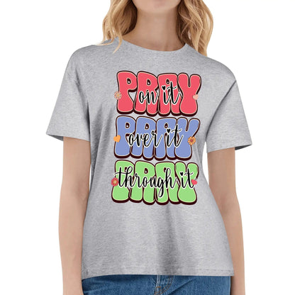 PRAY PRAY PRAY - 100% Soft Cotton T-Shirt for both Men & Women