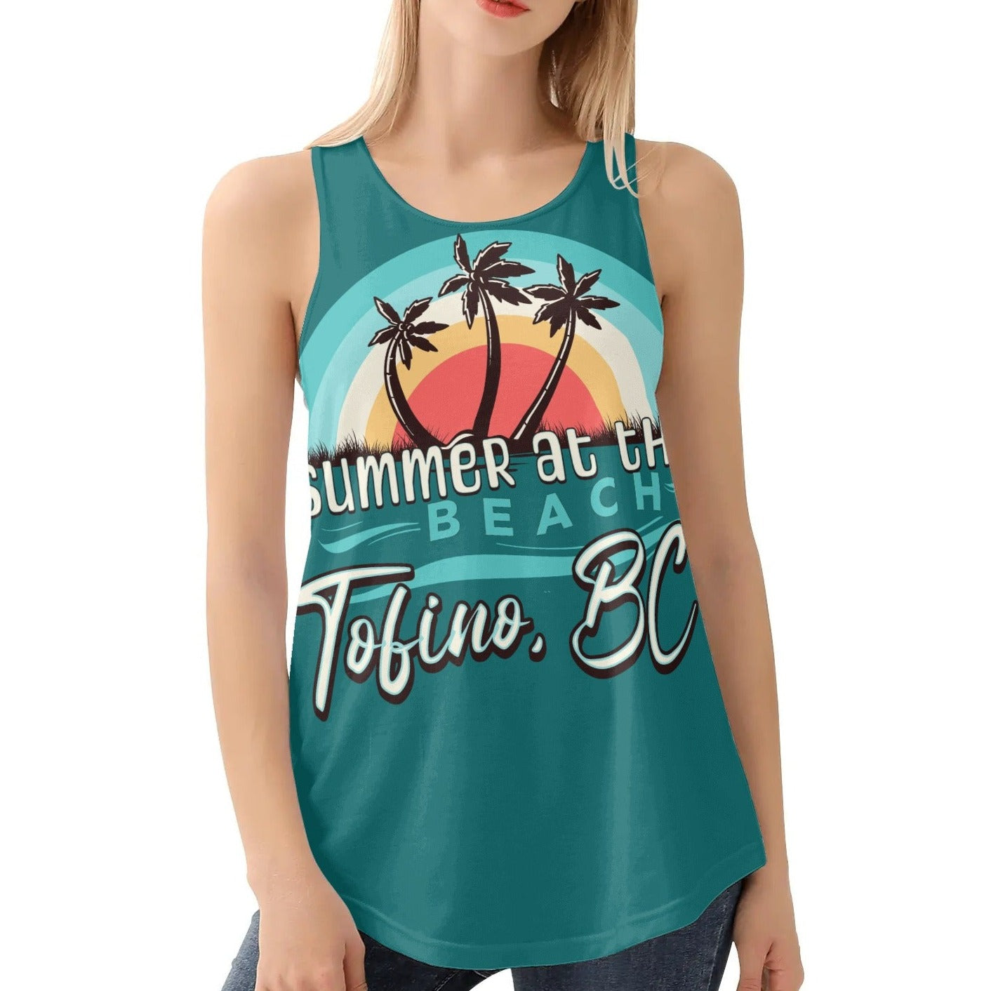 Summer at the Beach - Tofino, BC - Womens Loose Tank Top