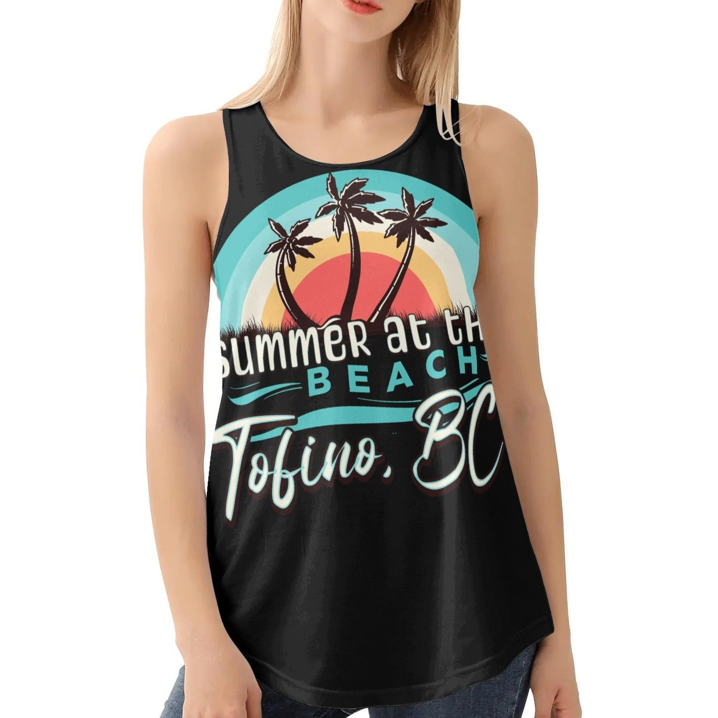 Summer at the Beach - Tofino, BC - Womens Loose Tank Top