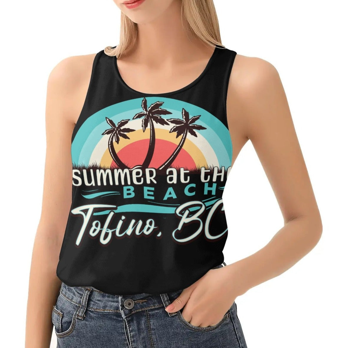 Summer at the Beach - Tofino, BC - Womens Loose Tank Top