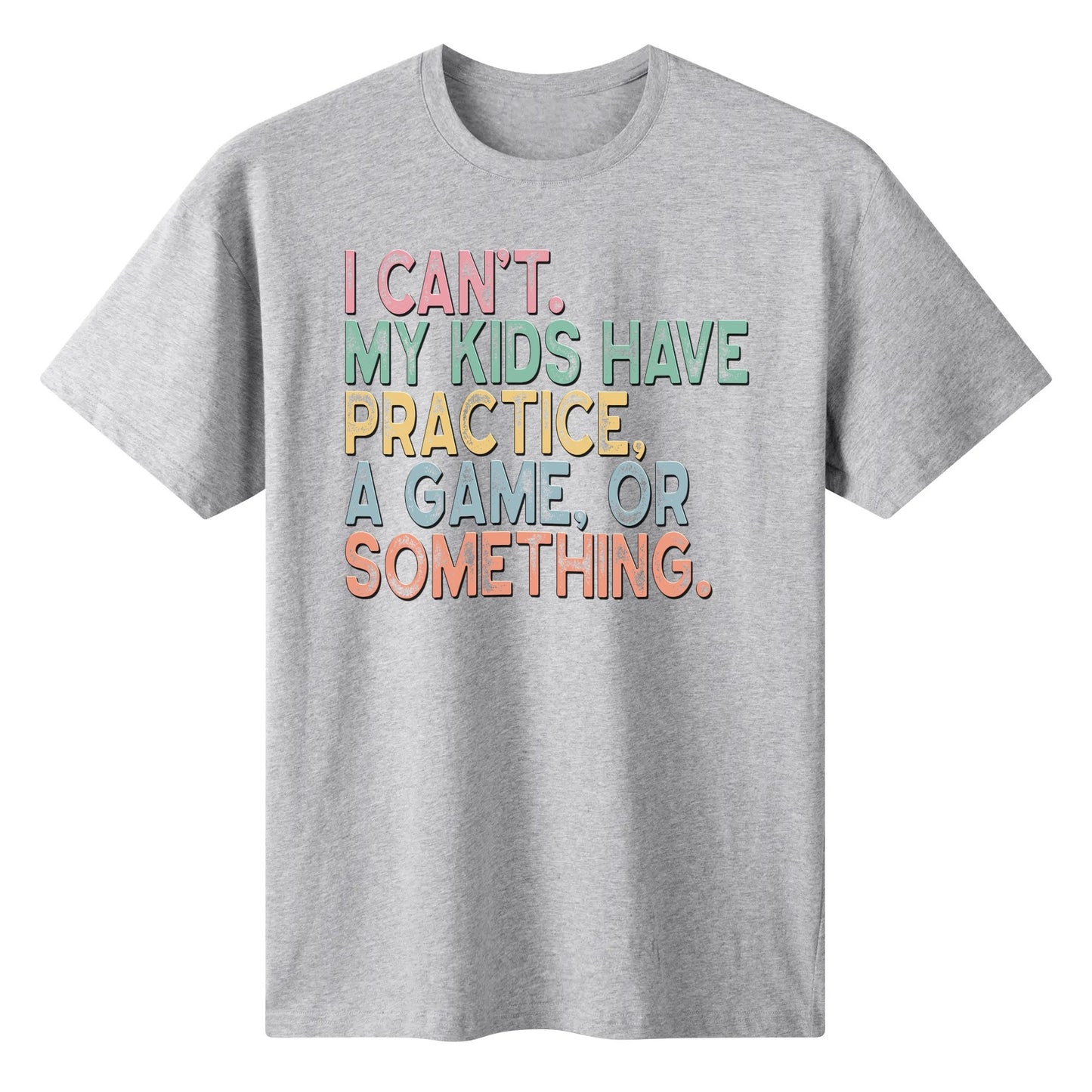 I Cant My Kids - Womens 100% Soft Cotton MOM T-Shirt – Funny Tee