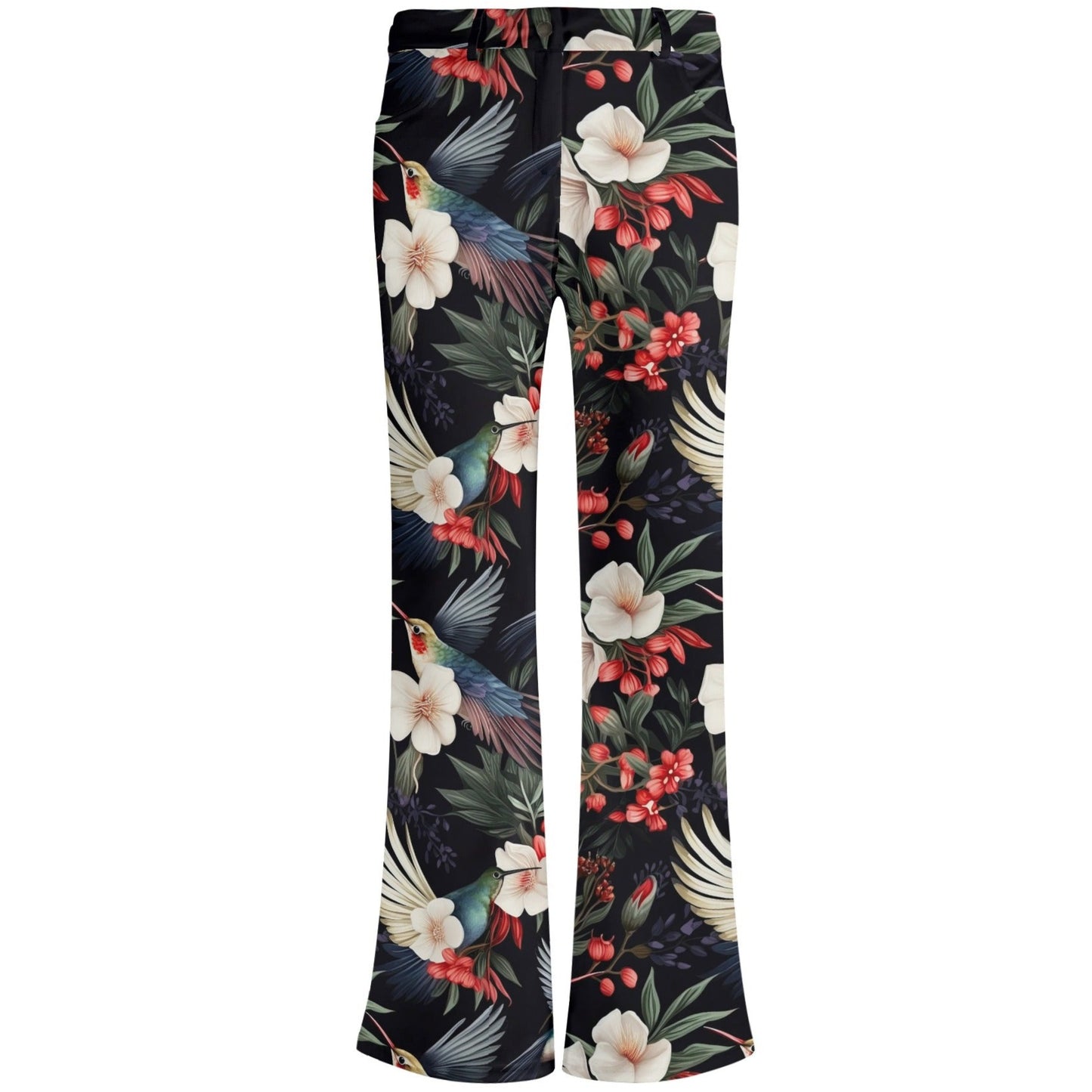 Hummingbird Heaven - Women's Retro Flare Pants