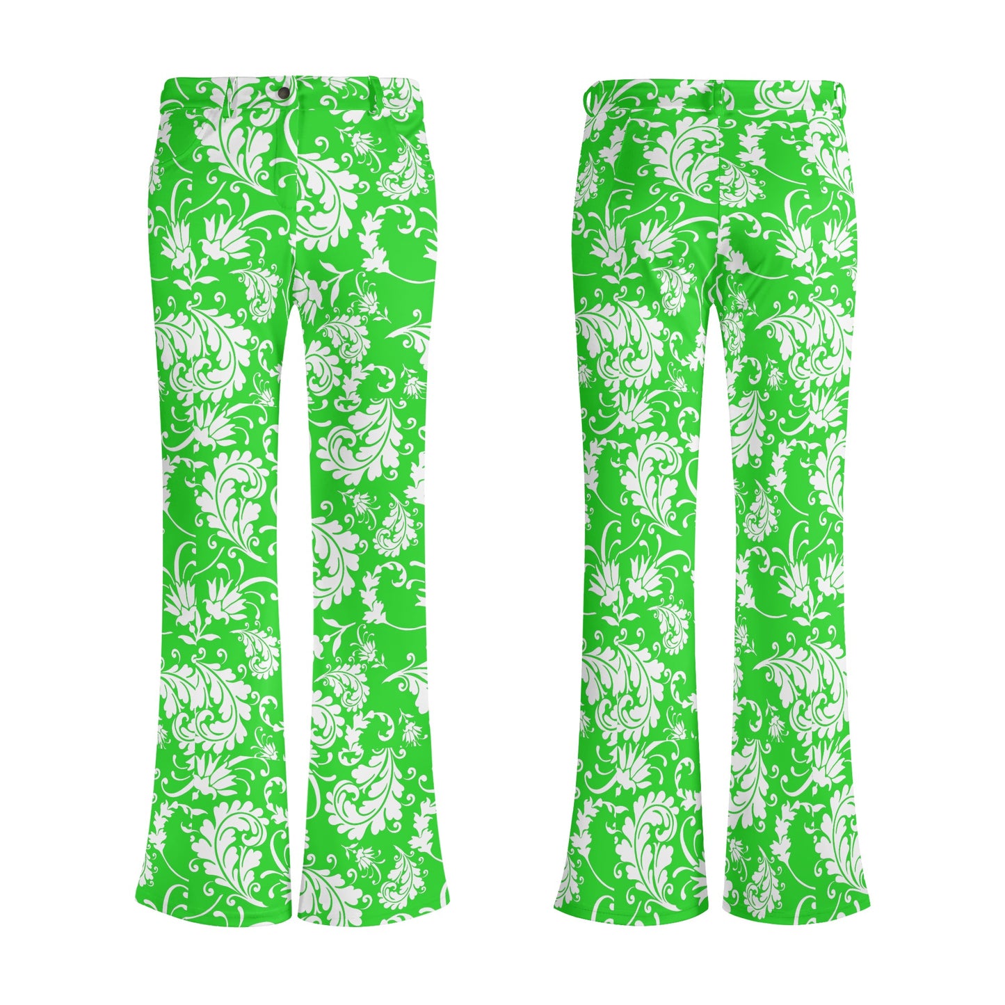 Women's Retro Flare Pants - Bright & BOLD Prints