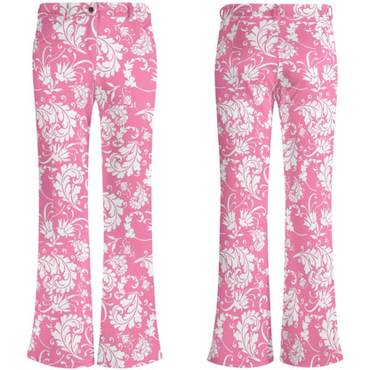 Women's Retro Flare Pants - Bright & BOLD Prints