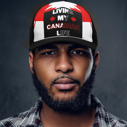 Living My Canadian Life - Mesh Trucker Hat