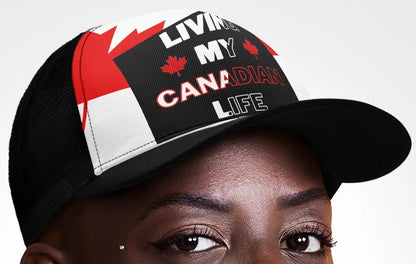 Living My Canadian Life - Mesh Trucker Hat