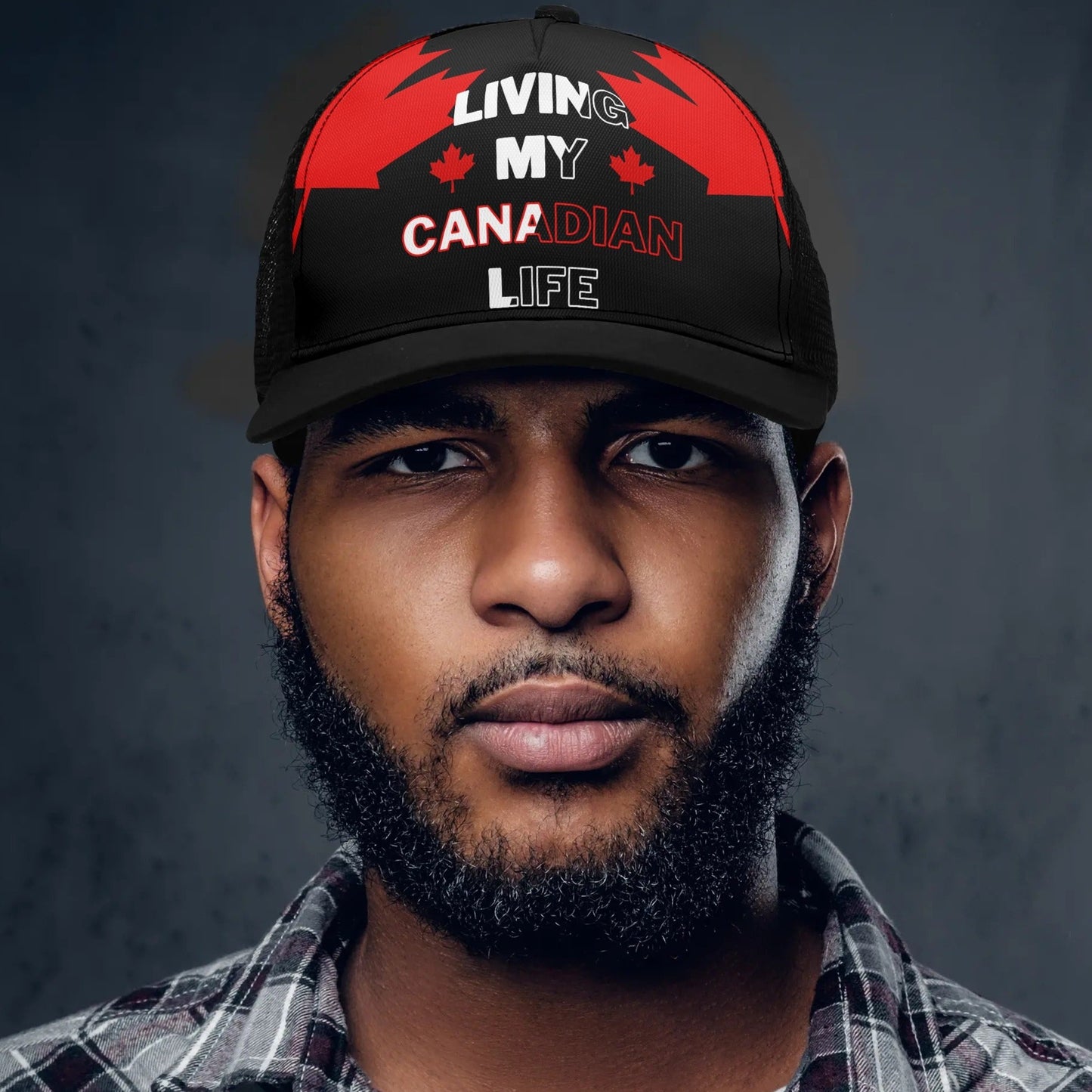 Living My Canadian Life - Mesh Trucker Hat