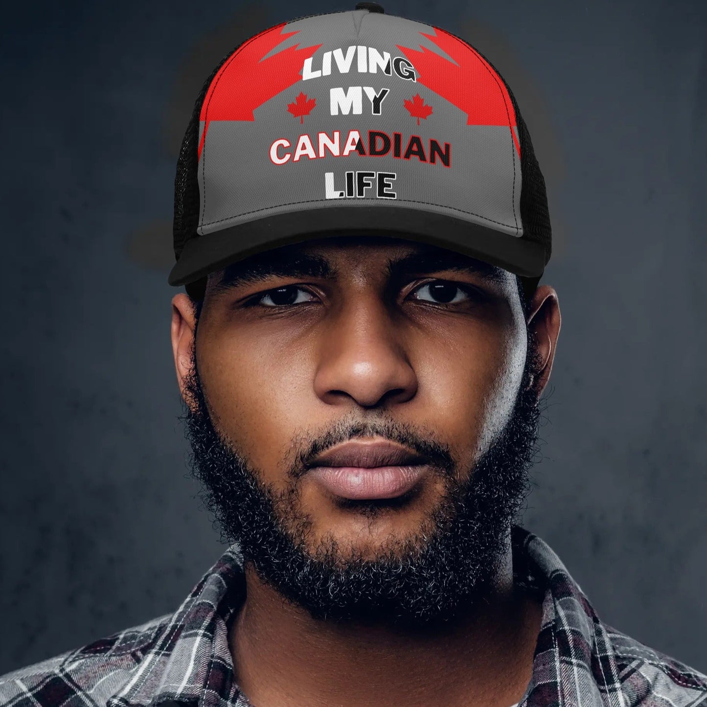 Living My Canadian Life - Mesh Trucker Hat