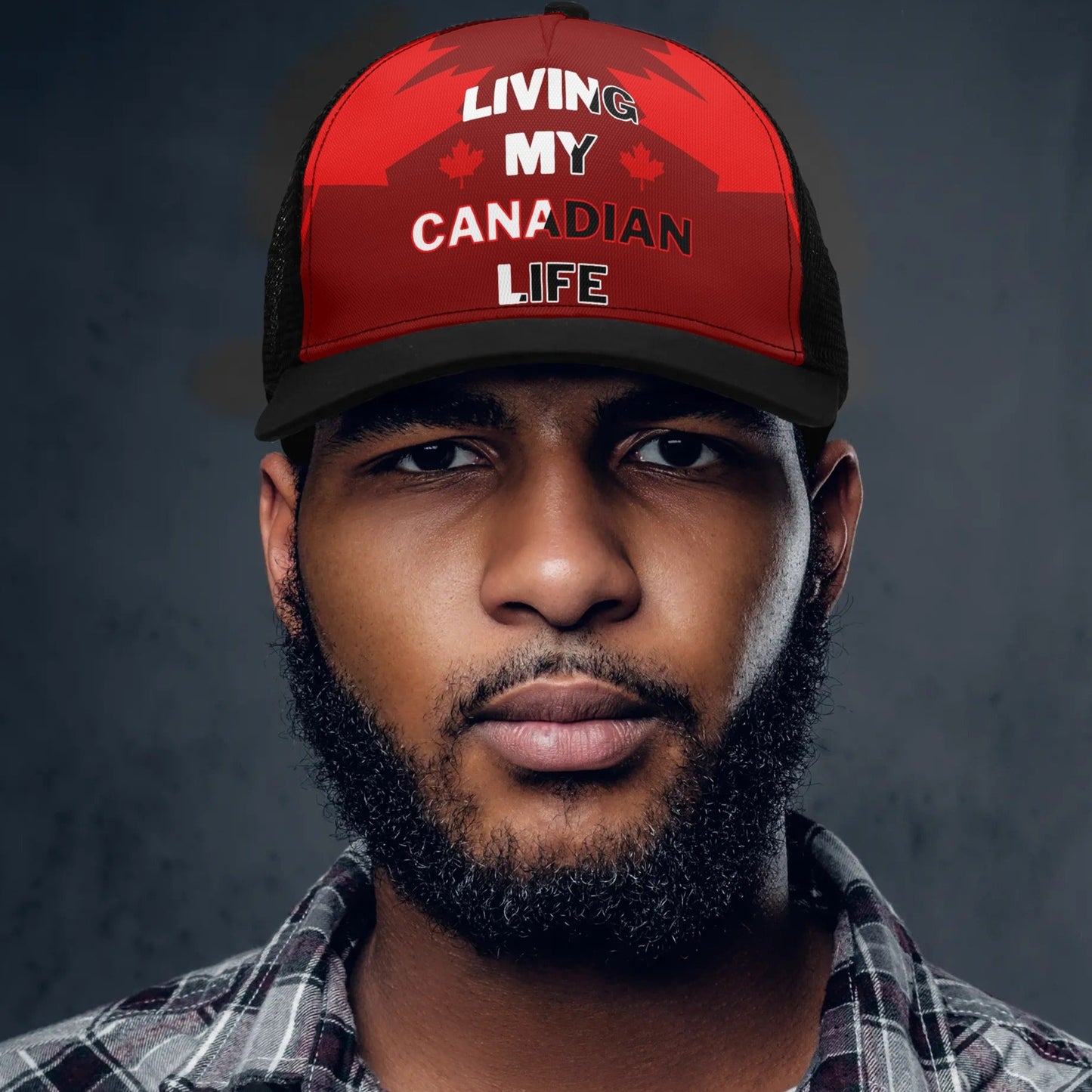 Living My Canadian Life - Mesh Trucker Hat