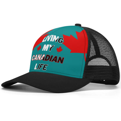 Living My Canadian Life - Mesh Trucker Hat