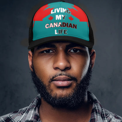 Living My Canadian Life - Mesh Trucker Hat