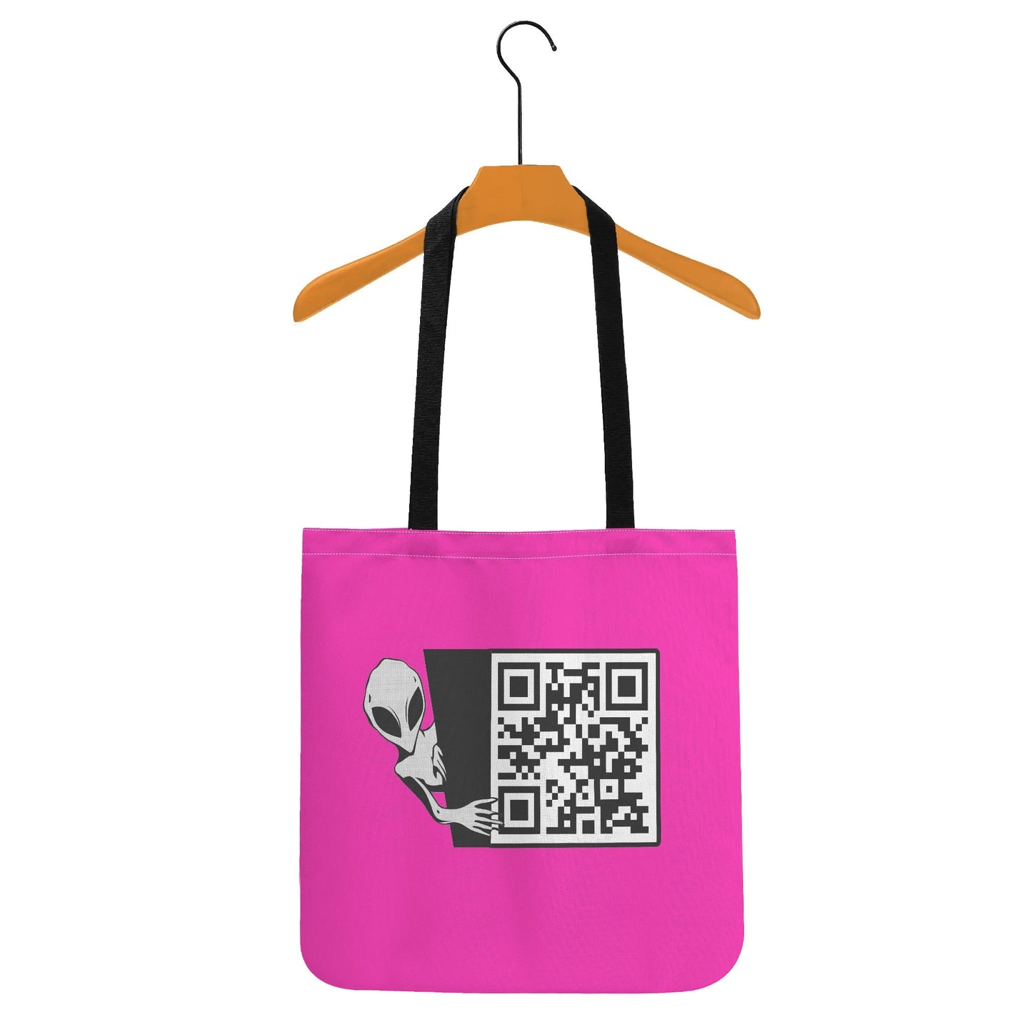 Cat Selfie - ALIENS! - Durable Cotton/Polyester Blend Cloth Tote Bags - 7 Colours Available