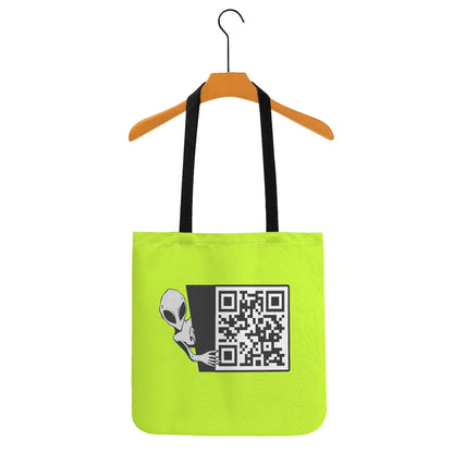 Cat Selfie - ALIENS! - Durable Cotton/Polyester Blend Cloth Tote Bags - 7 Colours Available