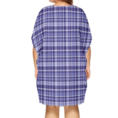 Various Patterns - Womens V-Neck Plus Size Loose Muumuu House Dress