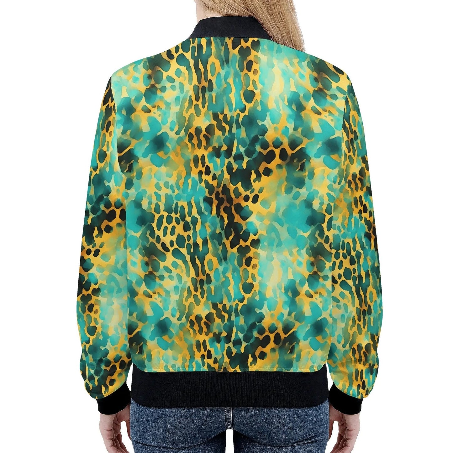 African Wildlife Prints - Women's Bomber Jacket