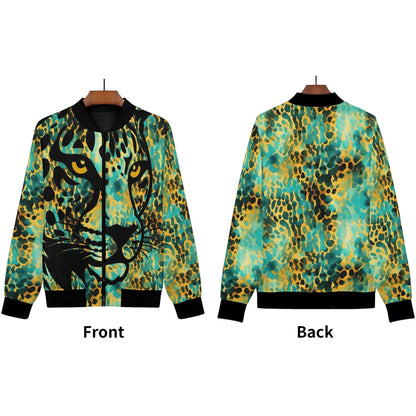 African Wildlife Prints - Women's Bomber Jacket