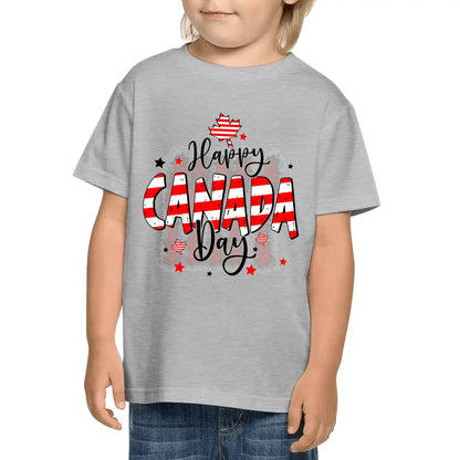 Fun Kids Canada Day Tees - 100% Soft Cotton Camping T-Shirts