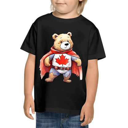 Fun Kids Canada Day Tees - 100% Soft Cotton Camping T-Shirts