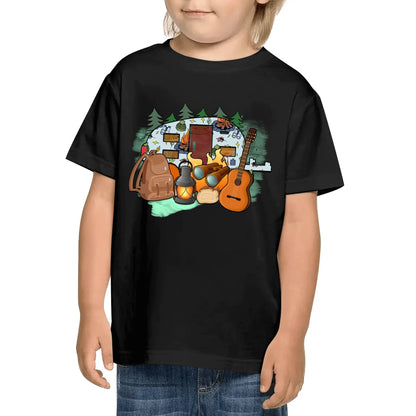 Fun Kids Camp Shirts - 100% Soft Cotton Camping T-Shirts