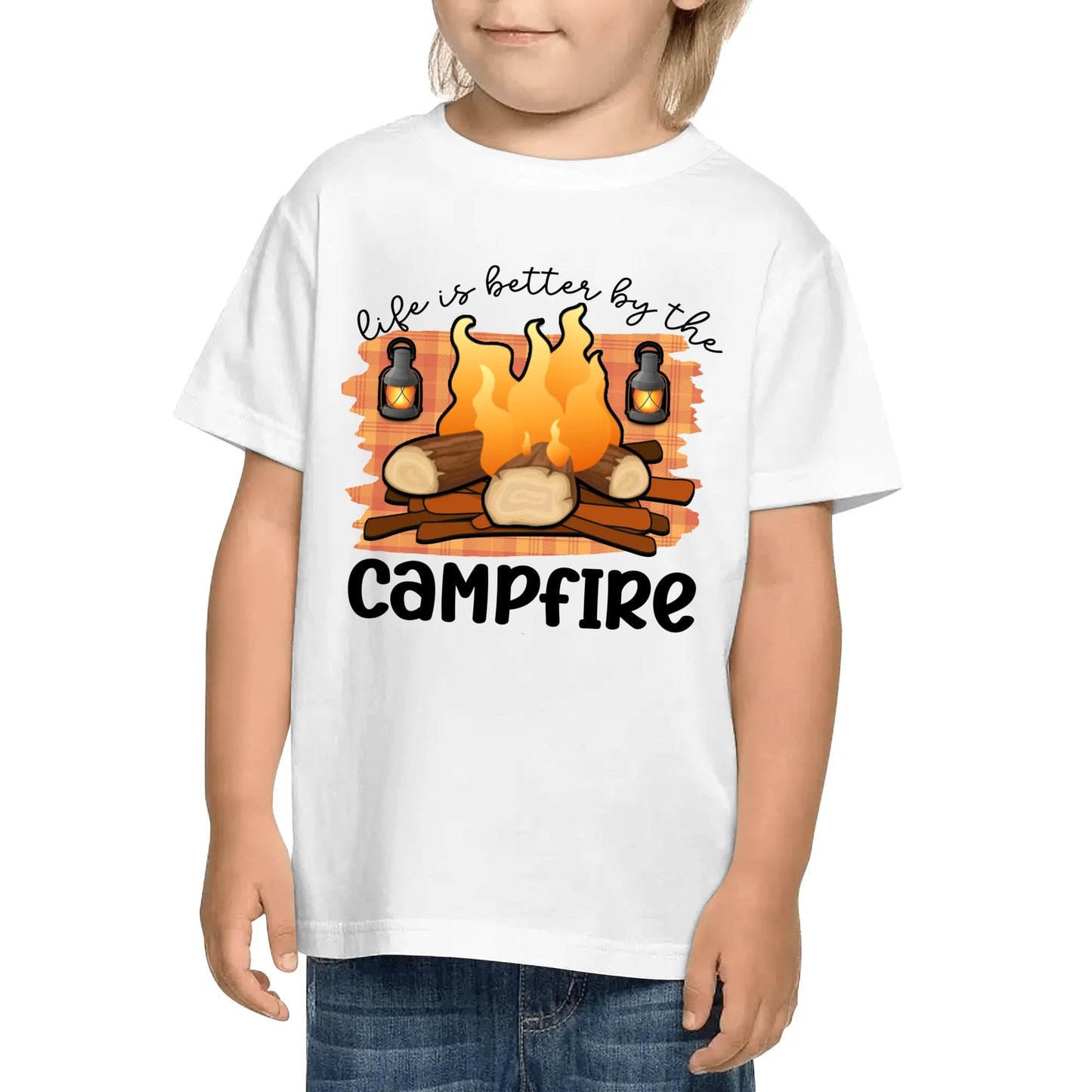 Fun Kids Camp Shirts - 100% Soft Cotton Camping T-Shirts