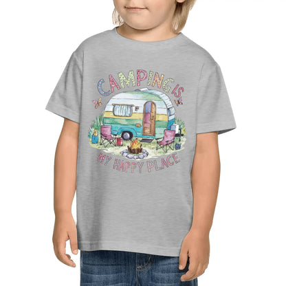 Fun Kids Camp Shirts - 100% Soft Cotton Camping T-Shirts