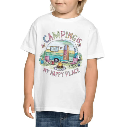 Fun Kids Camp Shirts - 100% Soft Cotton Camping T-Shirts