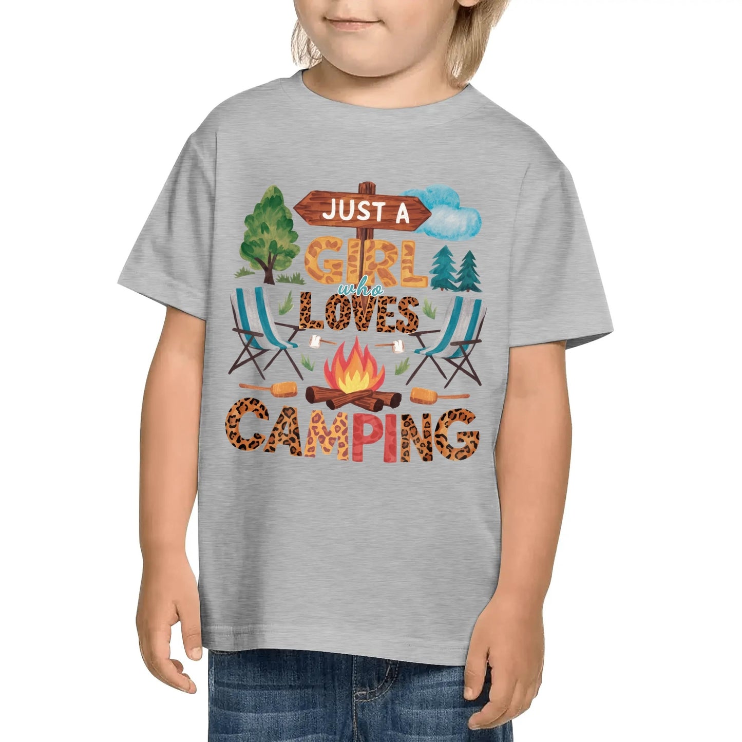 Fun Kids Camp Shirts - 100% Soft Cotton Camping T-Shirts