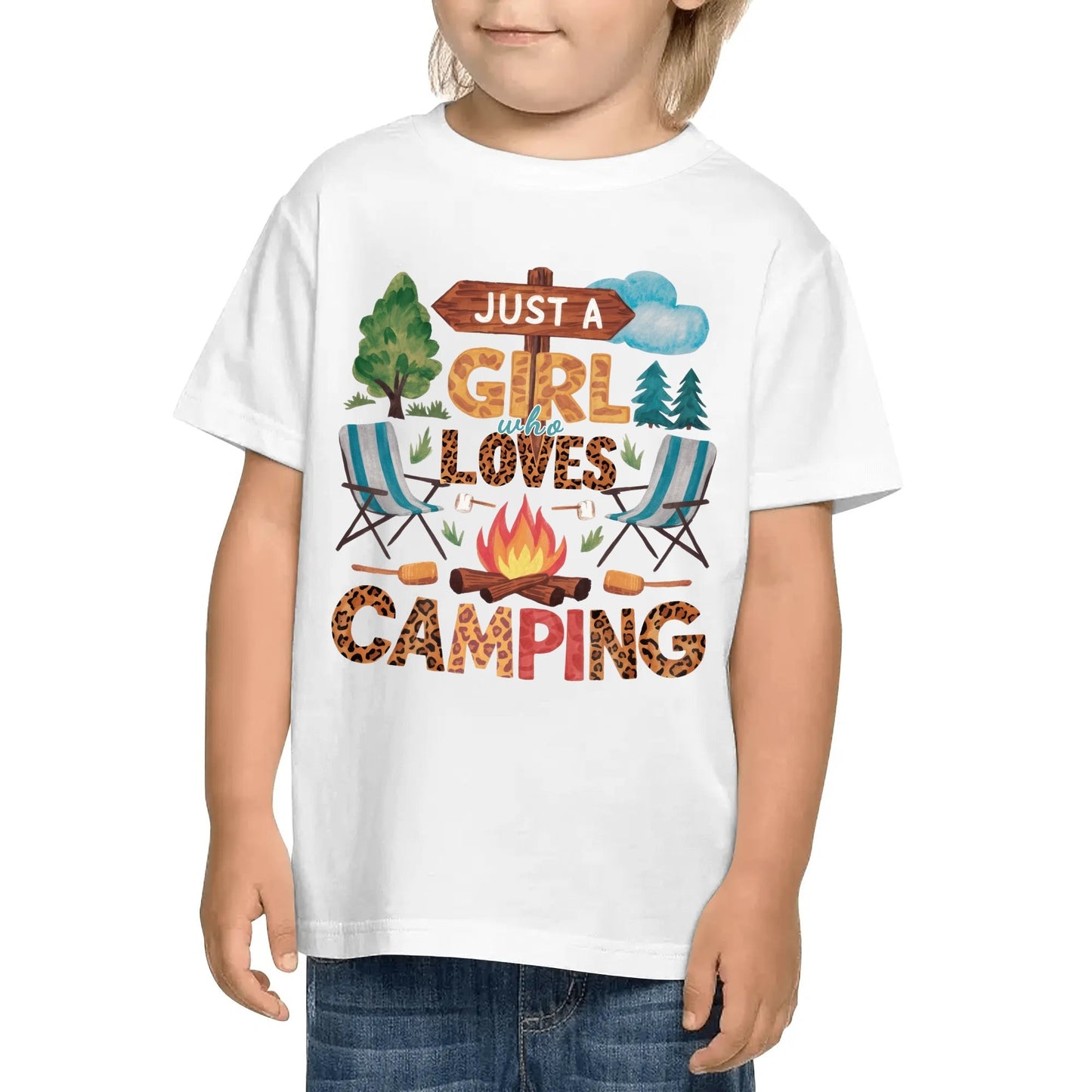 Fun Kids Camp Shirts - 100% Soft Cotton Camping T-Shirts