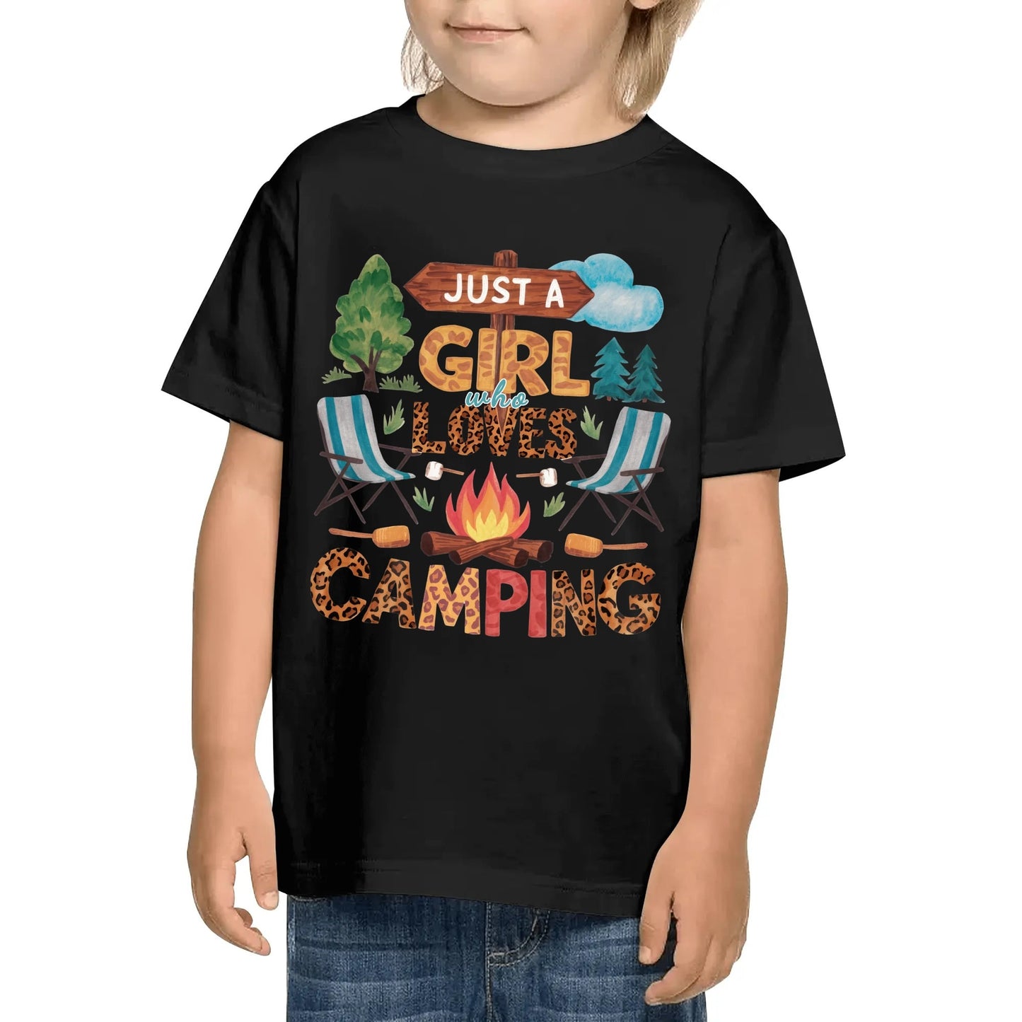 Fun Kids Camp Shirts - 100% Soft Cotton Camping T-Shirts