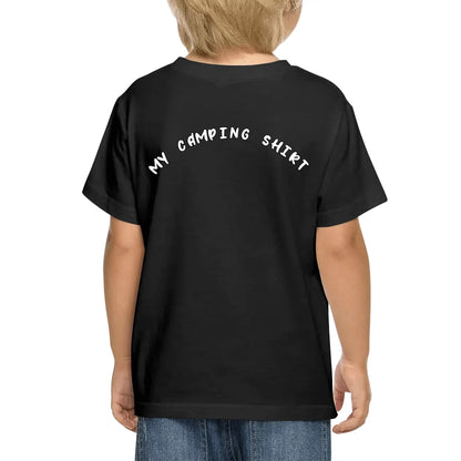 Fun Camping Sayings on Kids 100% Soft Cotton Camp T-Shirt