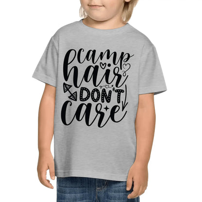 Fun Camping Sayings on Kids 100% Soft Cotton Camp T-Shirt