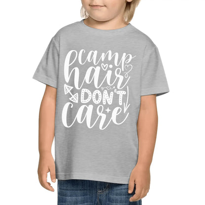 Fun Camping Sayings on Kids 100% Soft Cotton Camp T-Shirt