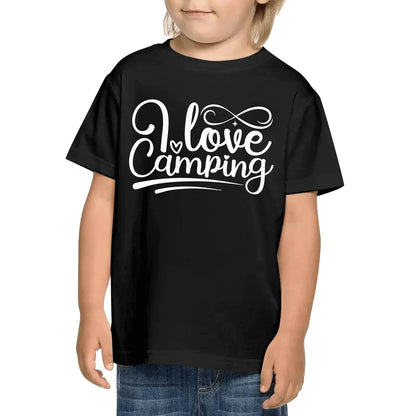 Fun Camping Sayings on Kids 100% Soft Cotton Camp T-Shirt