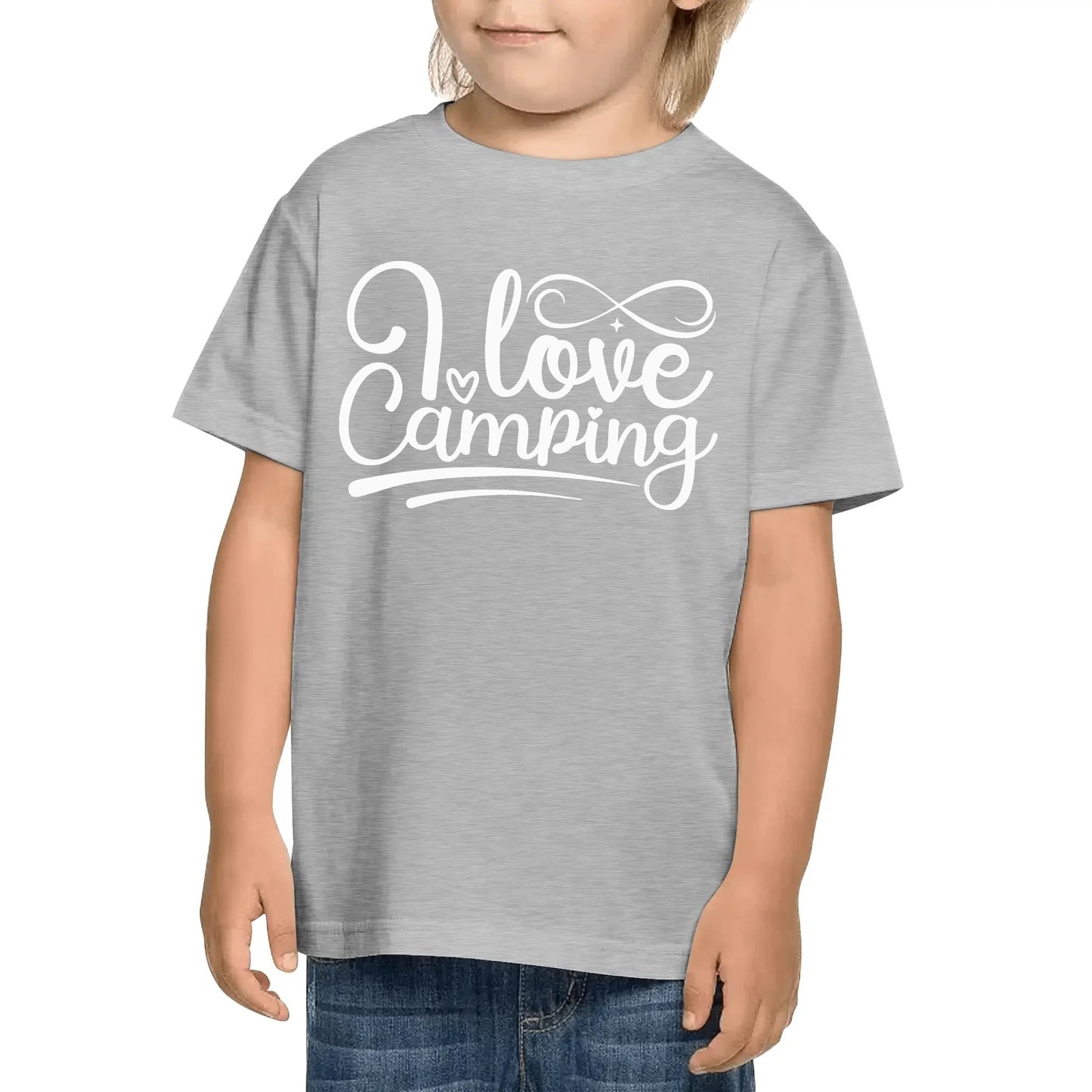 Fun Camping Sayings on Kids 100% Soft Cotton Camp T-Shirt