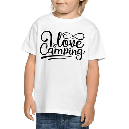 Fun Camping Sayings on Kids 100% Soft Cotton Camp T-Shirt