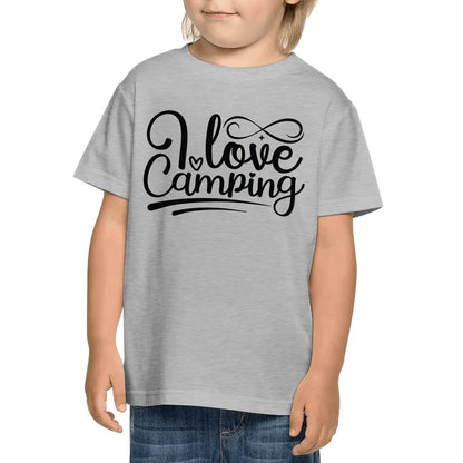 Fun Camping Sayings on Kids 100% Soft Cotton Camp T-Shirt