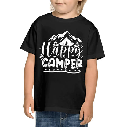 Fun Camping Sayings on Kids 100% Soft Cotton Camp T-Shirt