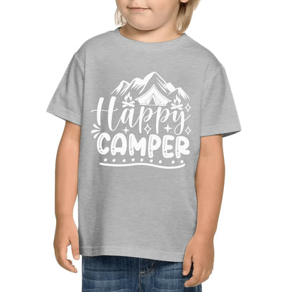 Fun Camping Sayings on Kids 100% Soft Cotton Camp T-Shirt