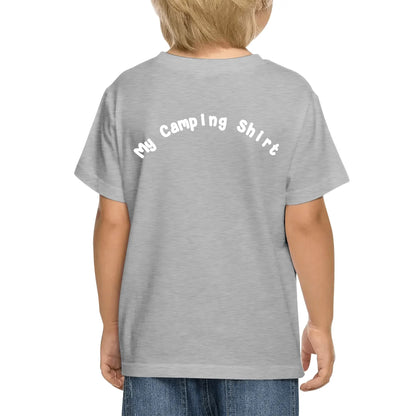 Fun Camping Sayings on Kids 100% Soft Cotton Camp T-Shirt