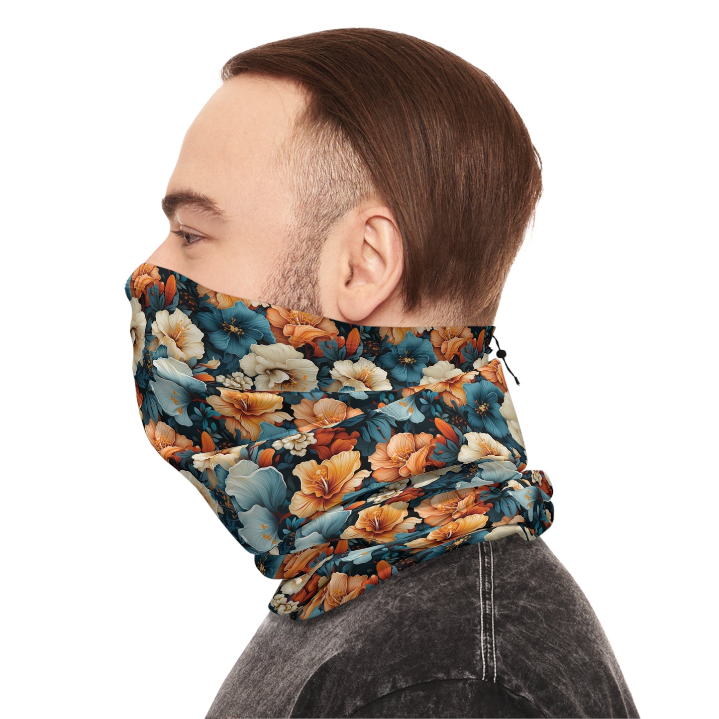 Blue & Tan Tropical Gaiter – Fall-Inspired Comfort