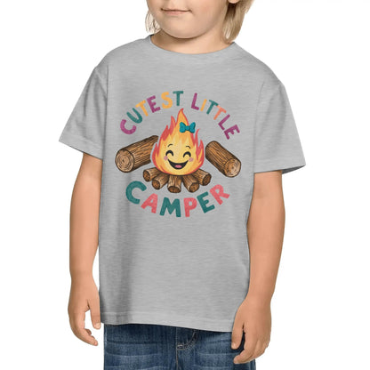 Our Trailer is a TrailManor Camping Tees For Kids - 100% Soft Cotton Double-Sided Print Camp T-Shirts