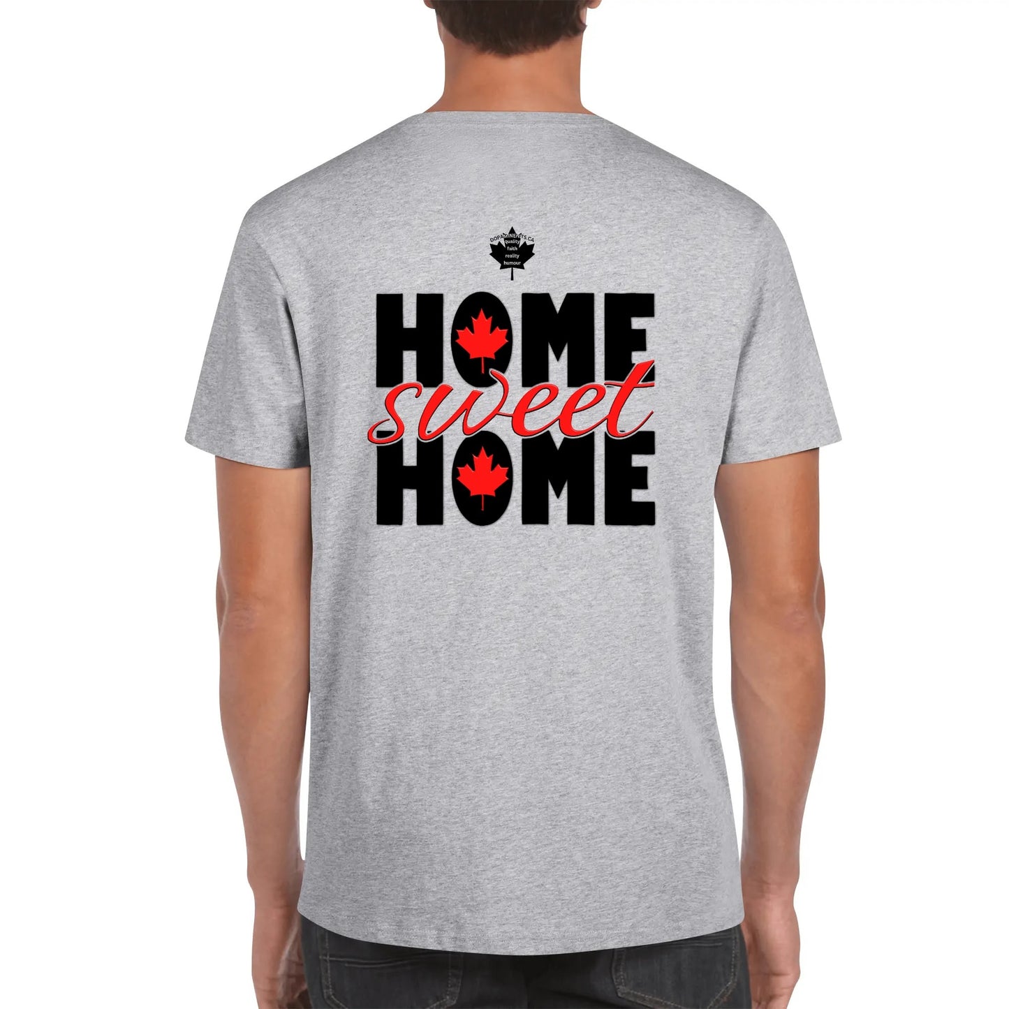 BC Canada's Home Sweet Home - Men's Soft 100% Cotton T-Shirt