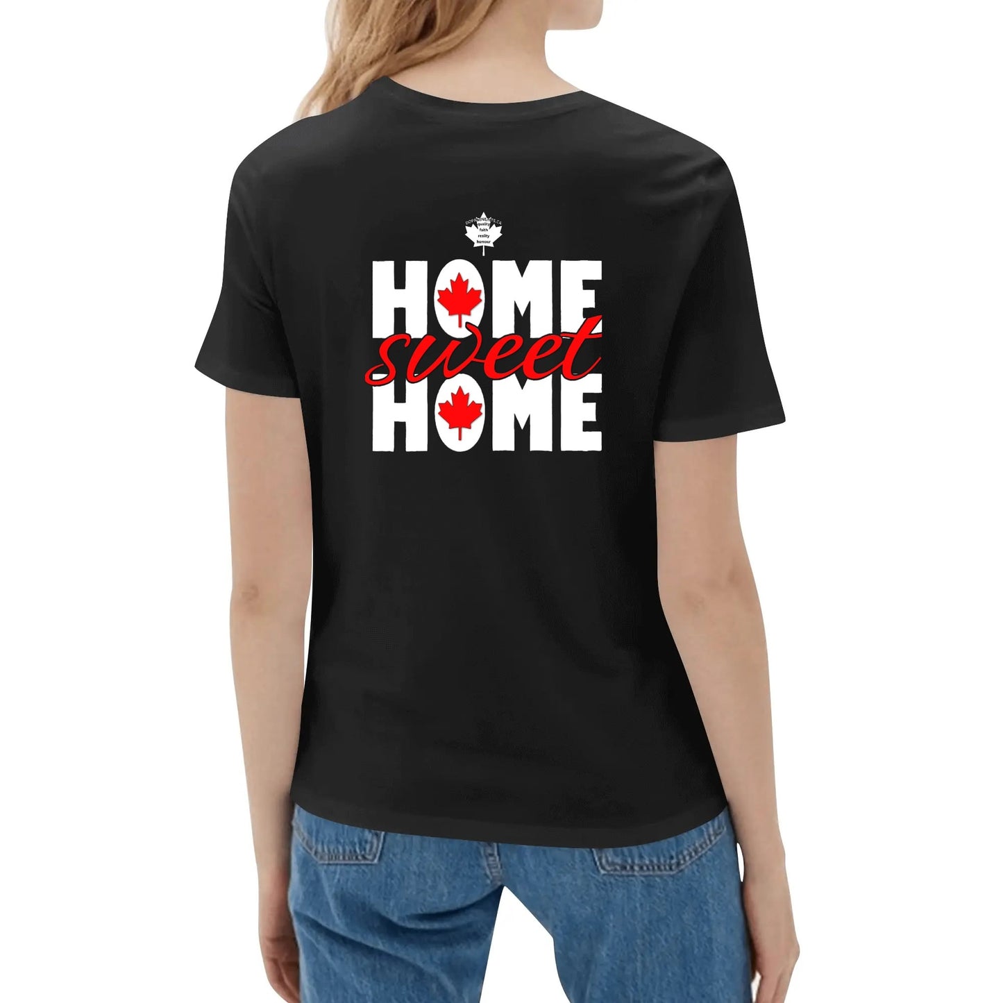 Home Sweet Home BC Canada - Women's Super Soft 100% Cotton T-Shirts