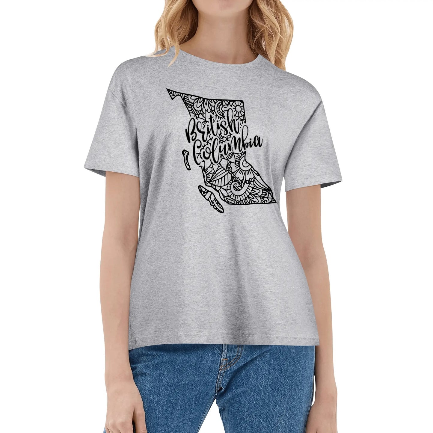 Home Sweet Home BC Canada - Women's Super Soft 100% Cotton T-Shirts